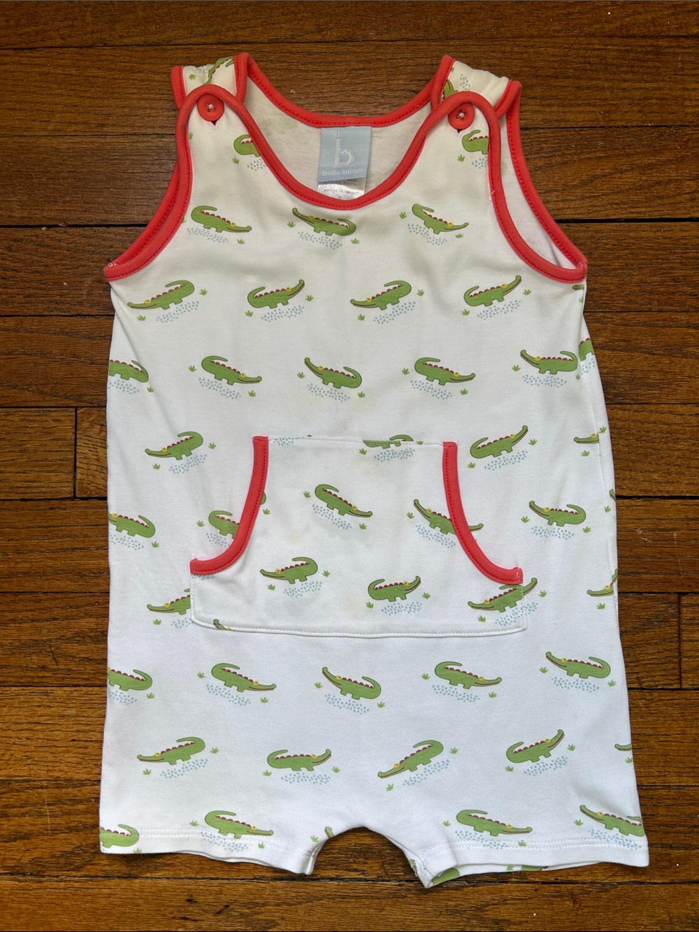 Bella Bliss Alligator Overall (Size 2)
